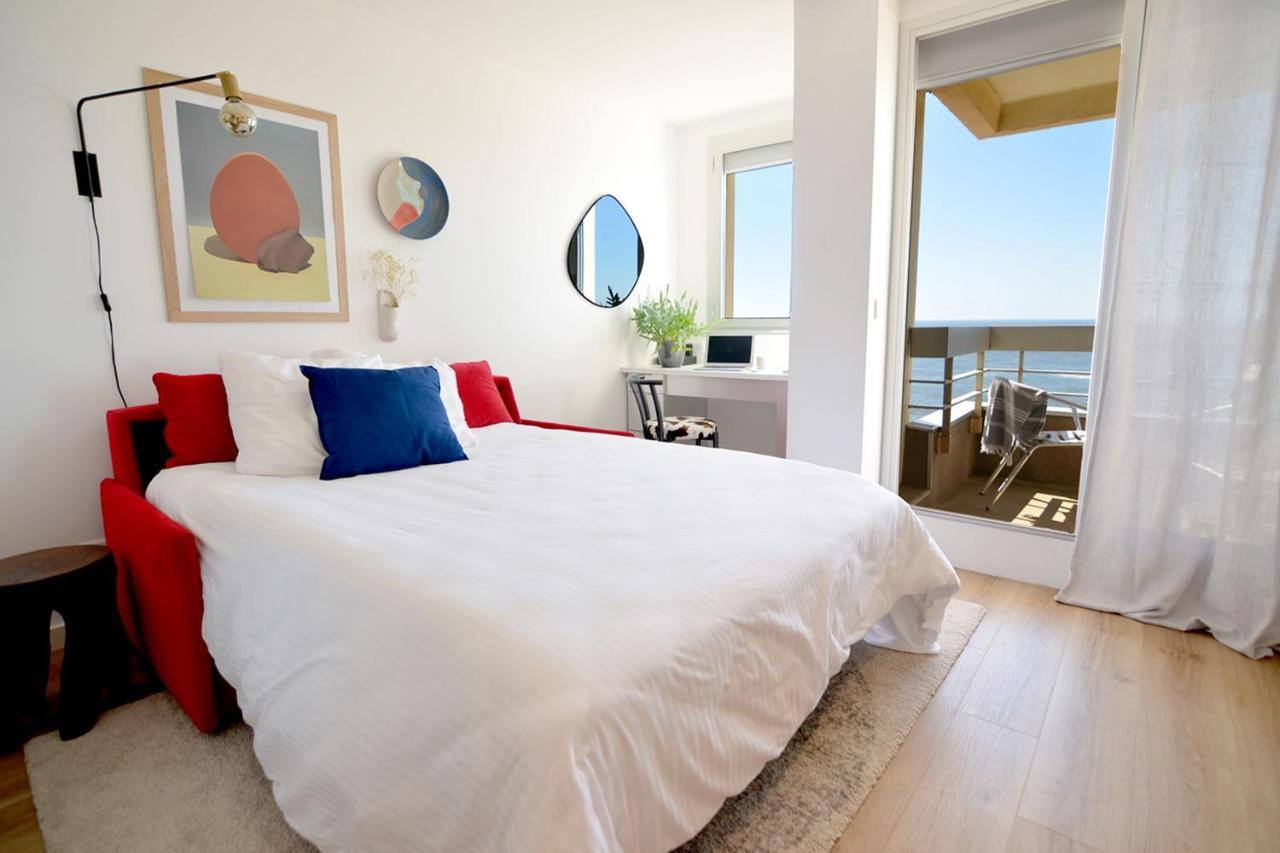 Nouvelle Vague Modern Ocean View Studio W Balcony - Swimming Pool Biarritz Exterior photo